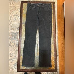 Calvin Klein Jeans Women's Dark Gray Straight Leg